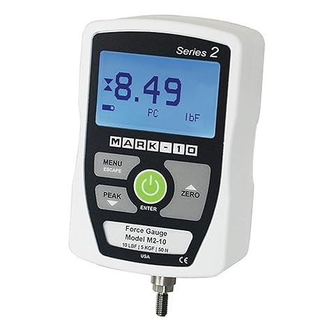 Mark-10 M2-2 Series M2 Digital Force Gauge, 2 lbF Capacity