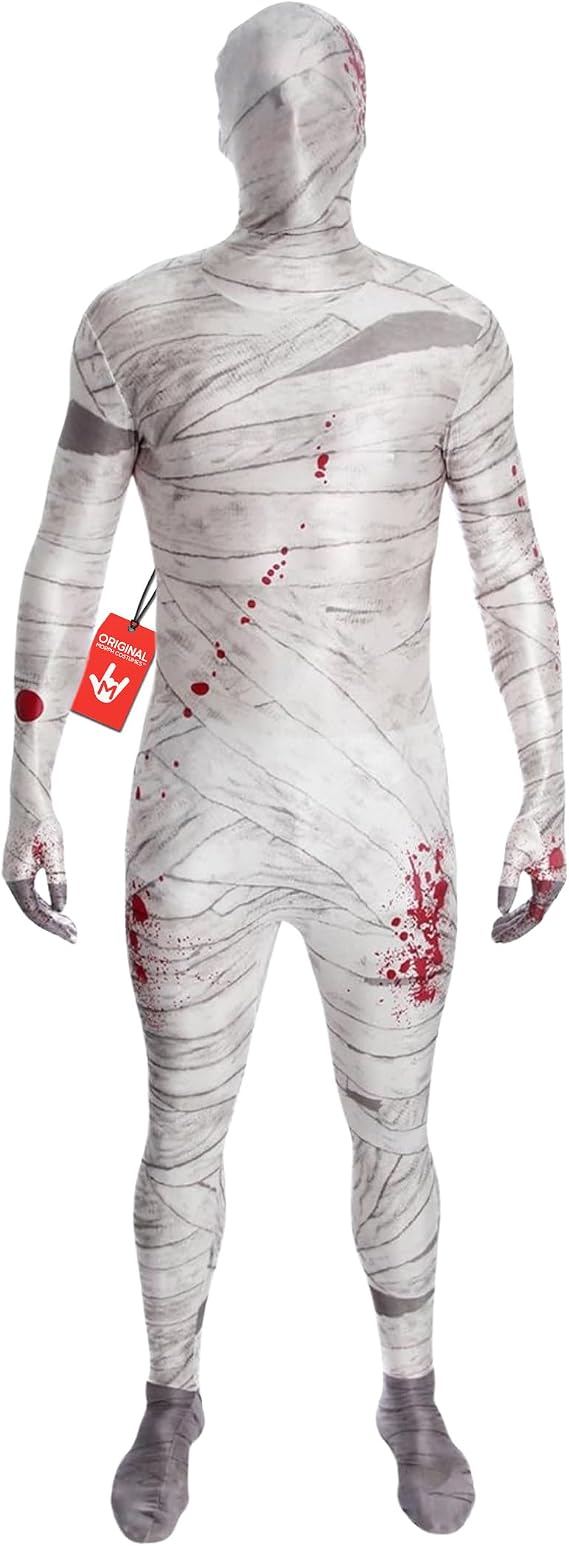 Morphsuits Mummy Costume, Adult Mummy Costumes, Scary Costumes for Men