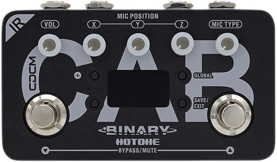 Hotone Binary IR Cab Guitar Bass Effects Pedal