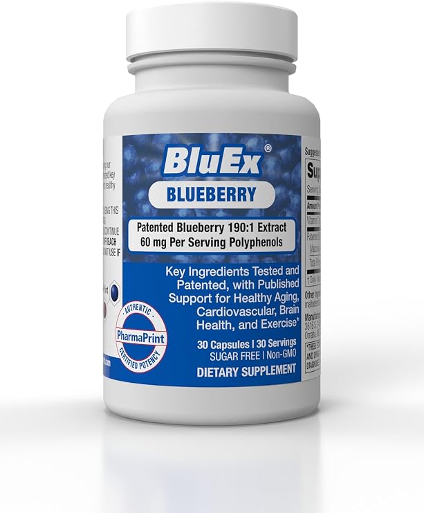 BlueX - 30ct (190:1 Blueberry Extract) Superfruit Blueberry Dietary Supplement