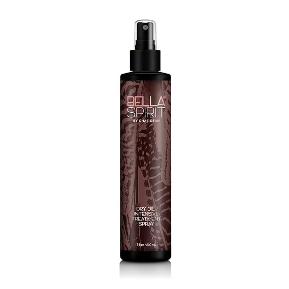 Bella Spirit by Chaz Dean Dry Oil Intensive Treatment Spray - Hydrating Hair Mist & Oil Spray, Weightless Shine, Frizz Control for Wavy, Curly or Straight Hair - 7 Fl Oz (Pack of 1)