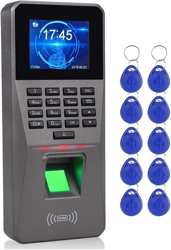 Attendance Machine Fingerprint Time Attendance Machine TCP/IP Staff Check-in Time Clock Recorder Biometric Access Controller USB