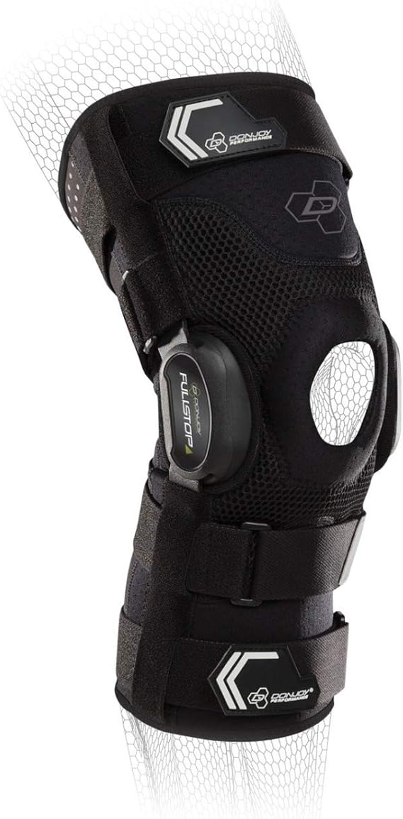 DonJoy Performance BIONIC FULLSTOP ACL Knee Brace Small, Black
