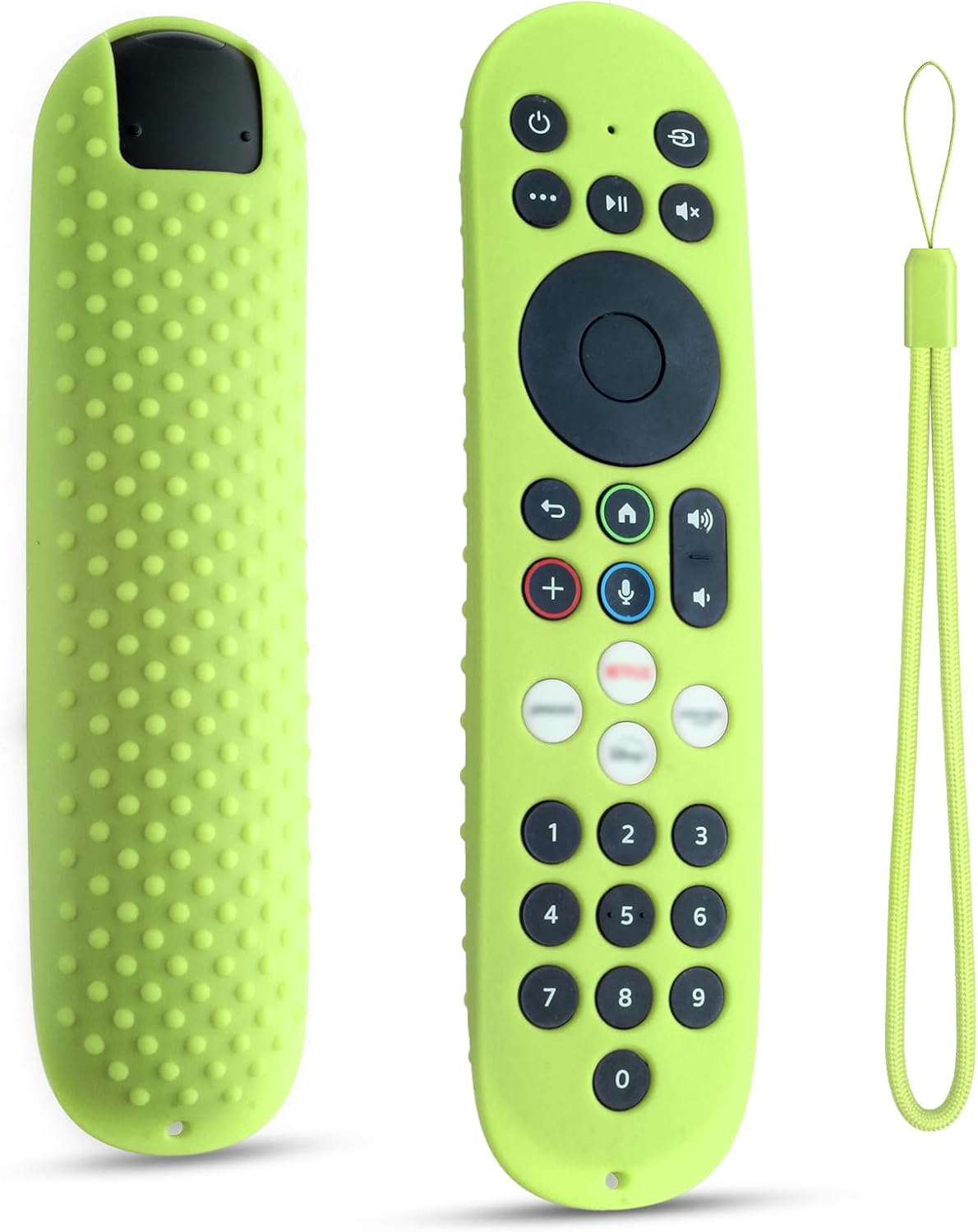 Silicone Remote Cover Compatible with Xumo RC-PR3 Smart Voice Streaming Control, Protective Case for Xumo Stream Box 4K, Spectrum 4K Stream Box Glow Green