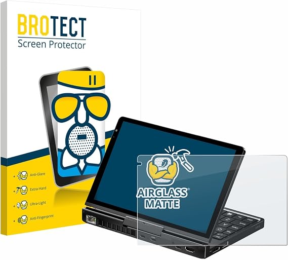 brotect Anti-Glare Glass Screen Protector Matte Compatible with GPD Pocket 4 - Anti-Scratch 9H Protection Film