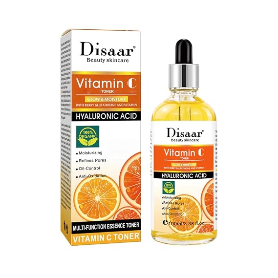 DISAAR BEAUTY Vitamin C Toner Hyaluronic Acid Orange Extract 100ml