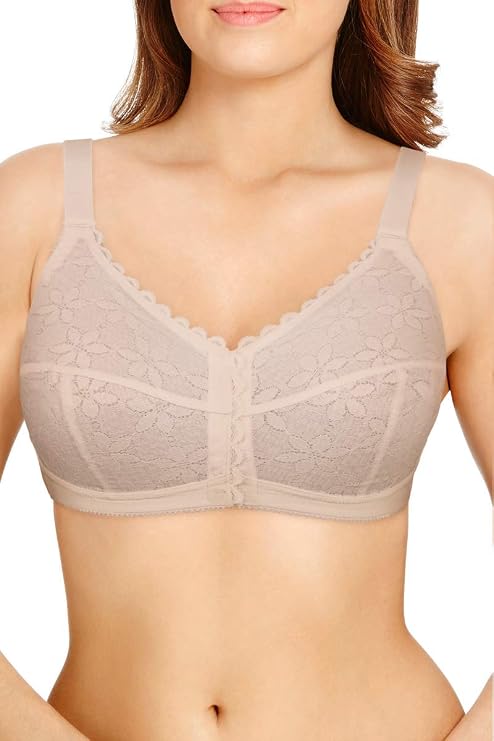 Berlei Women's Classic Full Cup Non-Wired Front Closure Bra Full Coverage Bra (Pack of 1)