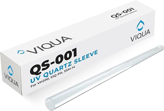 VIQUA QS-001 UV Quartz Sleeve, 13 Inch Open-Ended