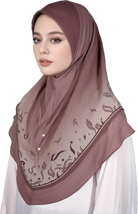 Instant Hijab for Women Chiffon Khimar Head Scarf Girls Easy Hijabs