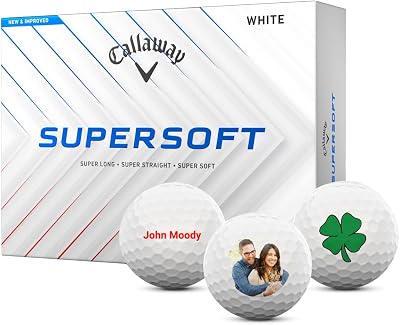 Callaway Supersoft Custom Personalized Golf Balls Set of 12