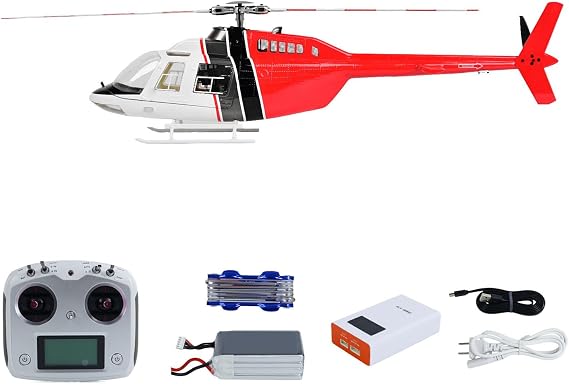 RC Scale Army Helicopter FLYWING 206 V3 RTF Smart Drone Brushless Motor GPS for Adult Hobby