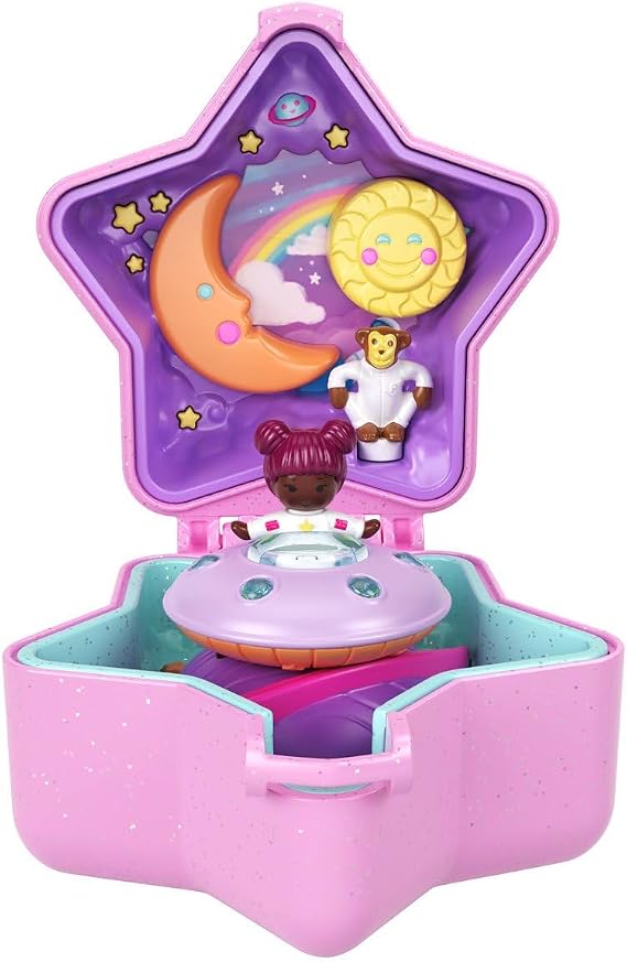 Polly Pocket Keepsake Collection Heritage Edition Stardream Ring and Case Playset