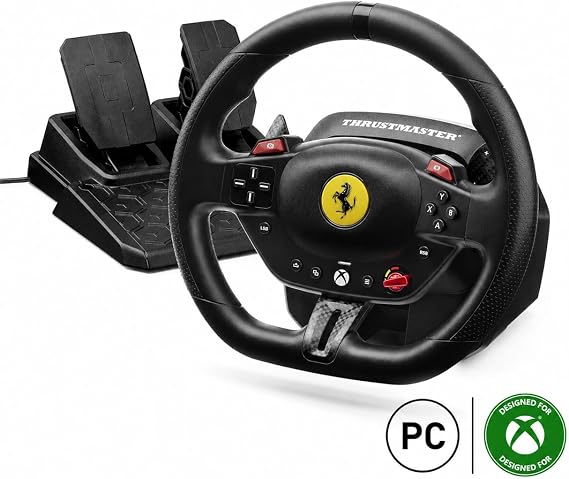 Thrustmaster T98 フェラーリ 296 XBOX レーシングホイール XBOXシリーズX/S、PCと互換性あり。