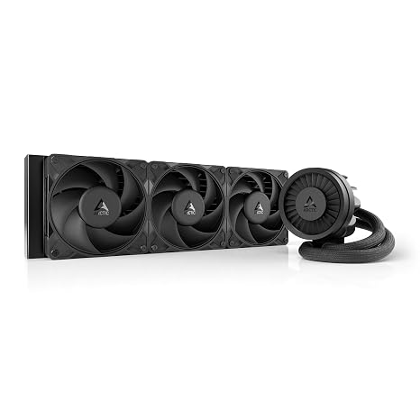 ARCTIC Liquid Freezer III Pro 360 - AIO CPU Soğutucu, 3 x 120 mm Su Soğutma, 38 mm Radyatör, PWM Pompa, VRM Fan, AMD AM5/AM4, Intel LGA1851/1700 Kontak Çerçevesi - Siyah