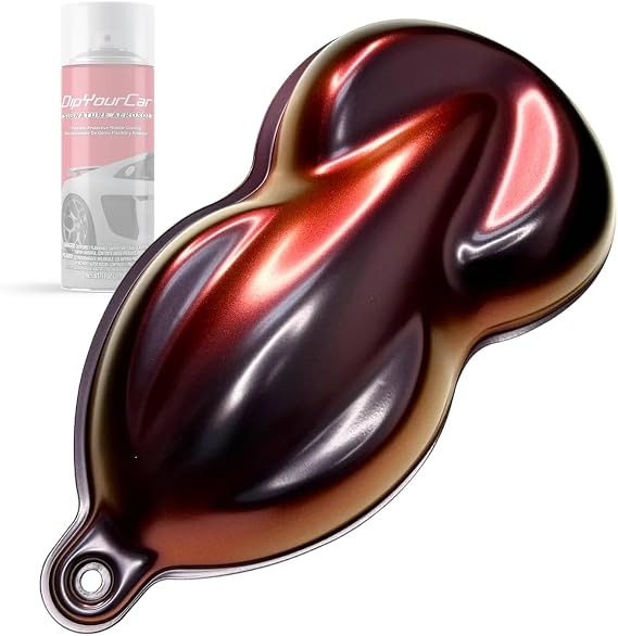 DipYourCar ZBR HyperShift Dip Pearl Aerosol Spray - Peelable Automotive Paint for Wheels, Emblems, Mirror Caps & Trim - DIY Car Customization, Metallic & Pearlescent Finish