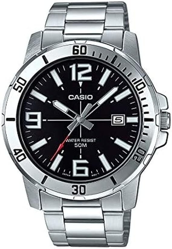 Casio MTP-VD01D-1BVUDF Wristwatch, Grey, Standard