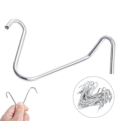 T-Post Clips (100pcs) Fence Wire Clips, Galvanized Steel Fence Clips