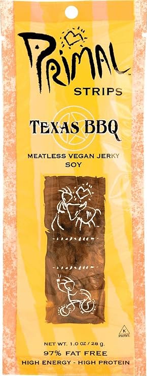 Primal Strips Soy Texas Bbq Meatless Jerky, 1 oz