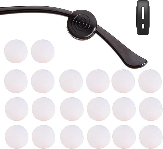 Glasses Ear Grips 10 Pairs Eyeglass Temple Tip Sleeve Holder,Silicone Ear Hook Anti-Slip For Kids and Adults