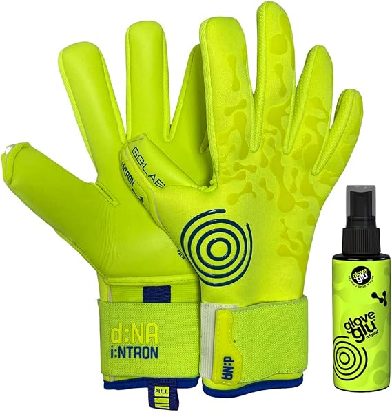 GLOVEGLU i:NTRON Orginal TF + Mini gloveglu Goalkeeper Gloves Size 8