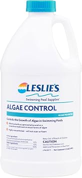 Leslie's Algae Preventative - Non-Staining Algae Control for Swimming Pools, Spas, and Hot Tubs - 1/2 Gallon