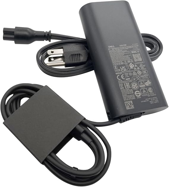 Dell Laptop Charger 100W Watt USB Type C Precision 5680 3580 3580 3580 3581,Latitude 5340 7640 7640 7340 5440 5540 9440,Inspiron 14 Plus 7430
