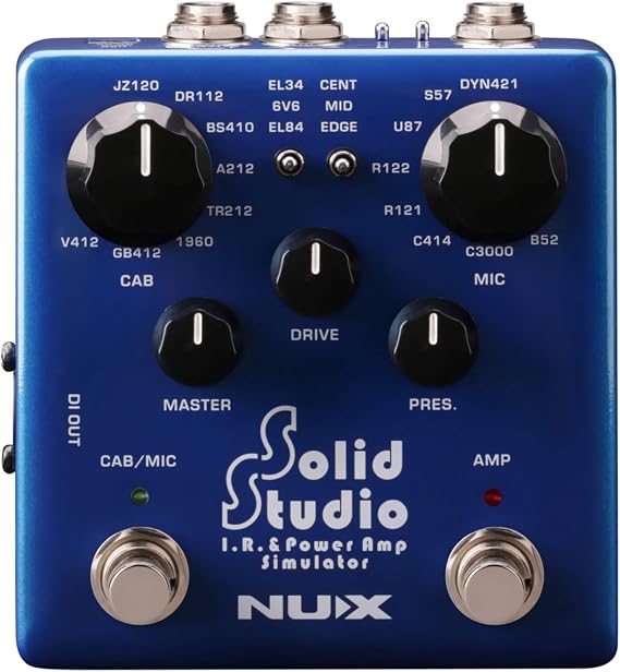 NUX NSS-5 Solid Studio IR & Power AMP Simulator - Pulses and Amplifier