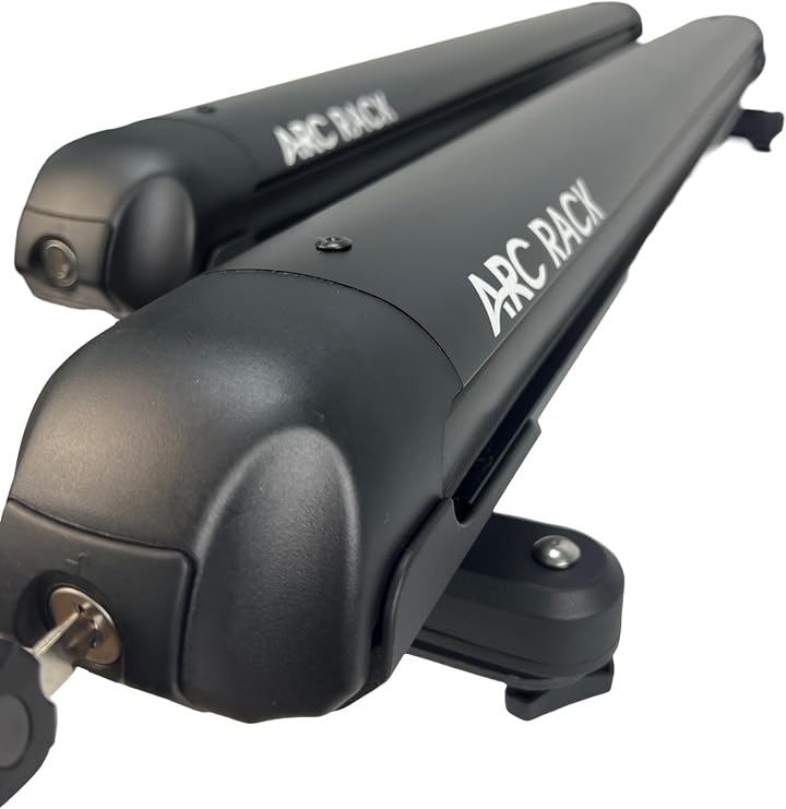 36" (Black) Low Profile Ski Rack for Car Roof & Snowboard Roof Rack Accommodates 6 Skis/4 Snow Boards, Fits Most Cross Bars. Ski Rack is Constructed Aluminum and Rubber.