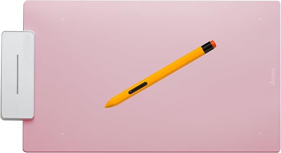 Artisul Pencil Medium Sketchpad - Digital Graphics Tablet and Pen (Rose Pink)