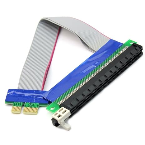 Sintech Flexible PCI Express X1 to X16 Riser Cable 15cms