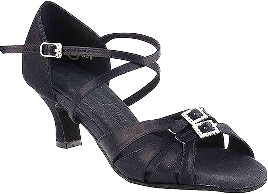 Very Fine Dance Shoes Women's Ballroom Dance Shoes Salsa Latin Practice Shoes S92307EB Comfortable 2" [Bundle of 5]