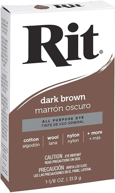 Rit All-Purpose Powder Dye, Dark Brown