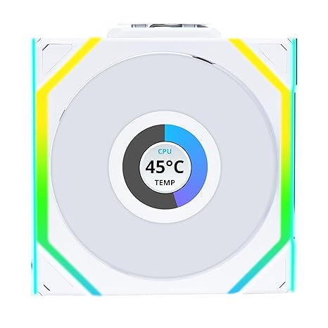 Lian Li UNI FAN SL WIRELESS LCD 1x120mm White Case Fan (G99.12SLLCD1W1W.00)