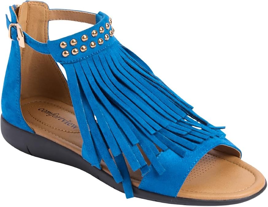Comfortview Women's Wide Width The Carmella Sandal