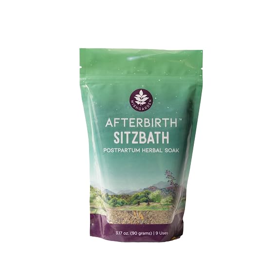WishGarden Herbs AfterBirth Sitzbath, Postpartum Tissue Soak, 3.17oz