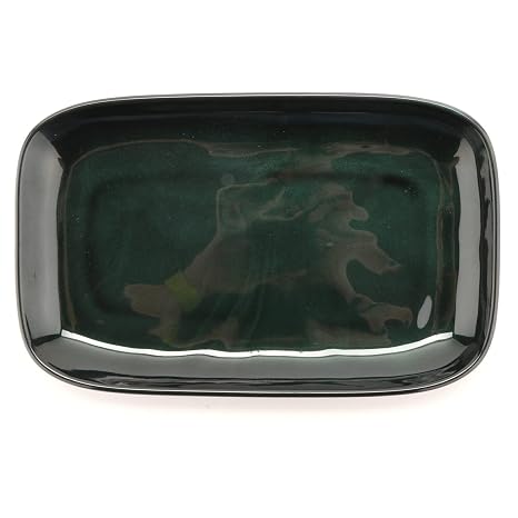 G.E.T. CS-117-CSG Melamine Rectangular Serving Platter, 12" x 7.5", Green (Set of 12)