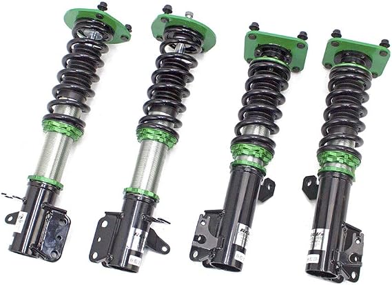 Rev9 R9-HS2-105_4 Hyper-Street II Coilover Suspension Lowering Kit, Mono-Tube Shock w/ 32 Click Rebound Setting, Full Length Adjustable, compatible with Ford Probe (GE) 1993-97