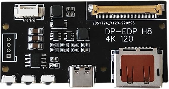 4K 120HZ 4K Driver Board 2K 1080 Adapter Board for B156ZAN05.1 B173ZAN03.3 N156KME-GNA N173DES-G31 Monitor Driver Development