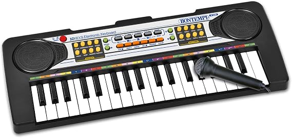 Bontempi | PlayKeys - 37-Key Toy Keyboard for Small Musicians with Mini