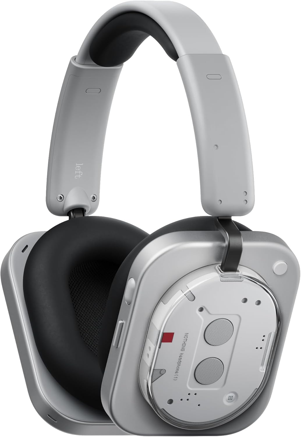 Nothing Headphone 1 Kabellose Over-Ear Kopfhörer mit ANC bis zu 80h Akkulaufzeit Hi-Res Raumklang wasserfest – Weiß