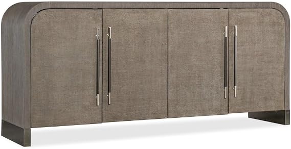 Hooker Furnishings Modern Mood One-Drawer Sideboard with Quartered Oak Veneer - Mink Brown