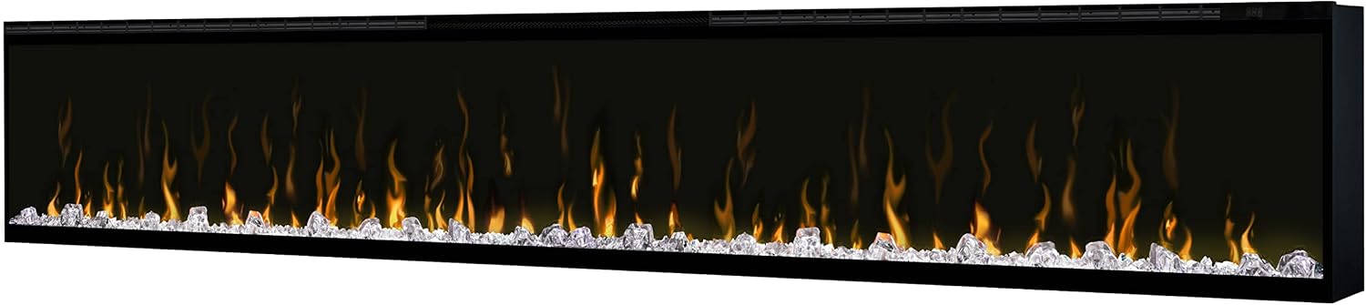 Dimplex IgniteXL 50" Built-in Linear Electric Fireplace (Model: XLF50), 8530/5118 BTU, 240/120 Volt, 2500/1500 Watt, Black