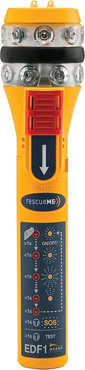 Ocean Signal RescueME EDF1 Emergency Distress Flare, Reliable Alert