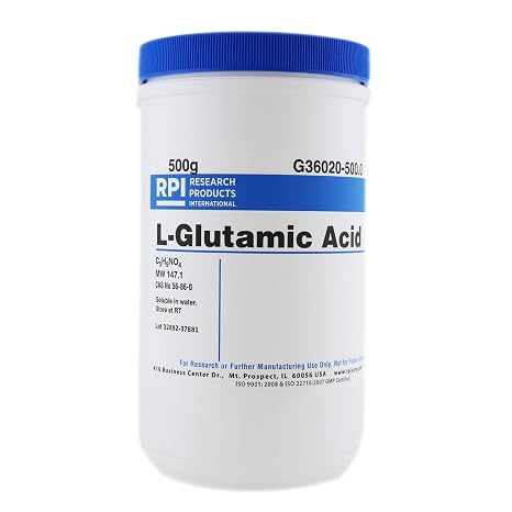 L-Glutamic Acid, 500 Grams