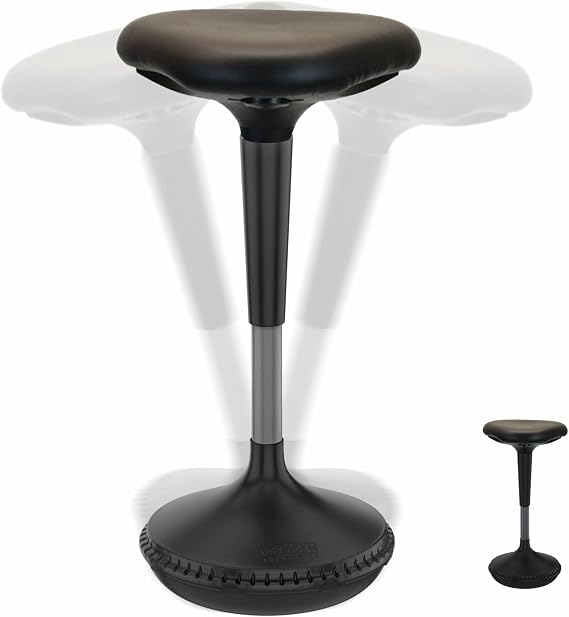 Wobble Stool Standing Desk, Flexible Seating Adjustable Office Ergonomic Stool, Wobble Stools for Classroom Seating, Active ADHD Chair Wobble Chairs