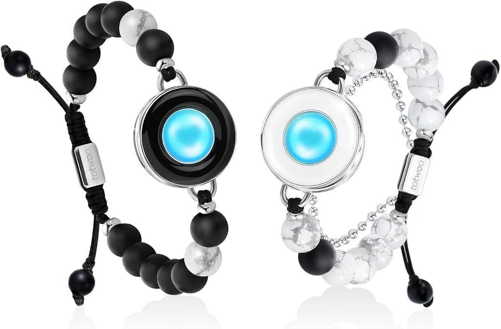 TOTWOO Long Distance Touch Bracelets with Vibration Function