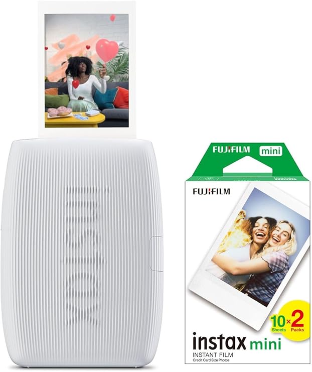 Fujifilm Instax Mini Link 3 Beyaz Akıllı Telefon Yazıcısı Ve 20'Li Mini Film
