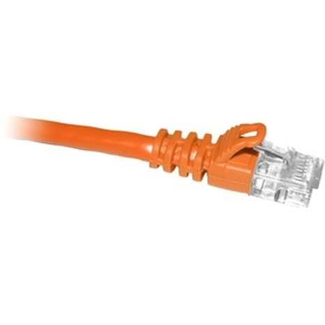 Enet Components Inc Enet Cat6 3ft Mlded Boot Cable Orange