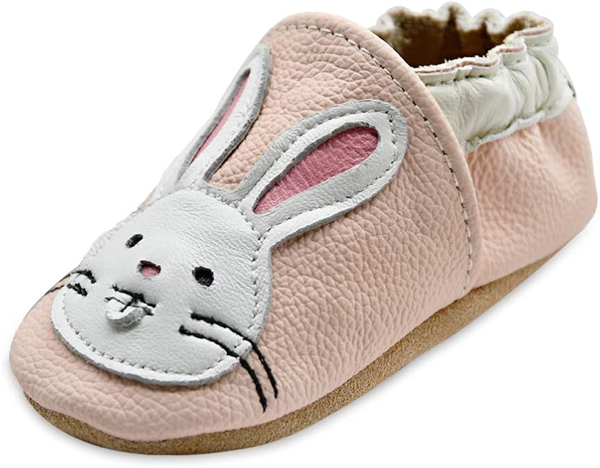 Baby Girls & Boys Soft Sole First Walker Crib Shoes Moccasins