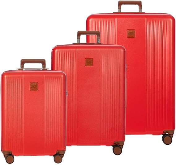 Bric's Ferrara 3 Set Trolley - Ultralight TSA Approved - Red